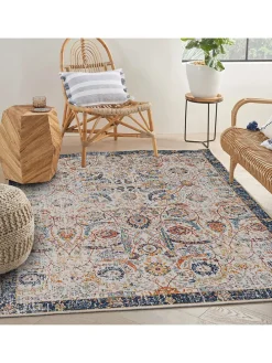 Kurzflor-Teppich in Bunt