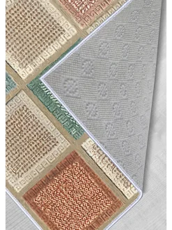 Kurzflor-Teppich in Bunt