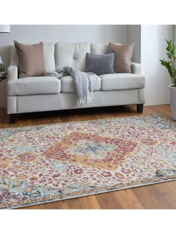 Kurzflor-Teppich in Bunt