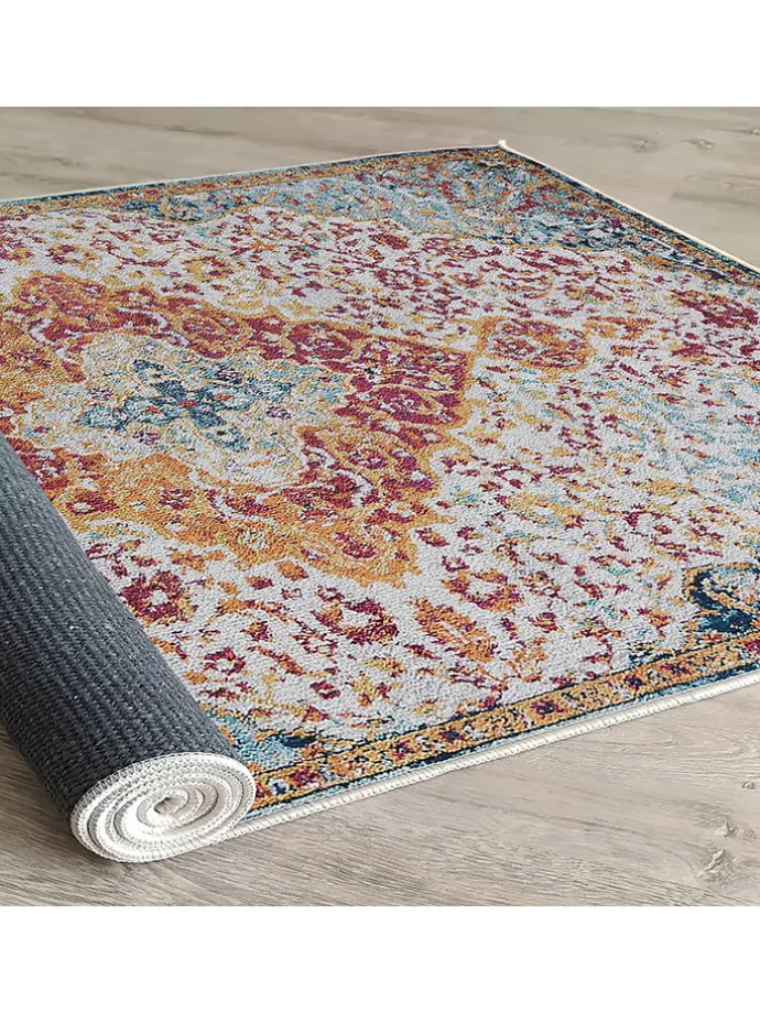 Kurzflor-Teppich in Bunt