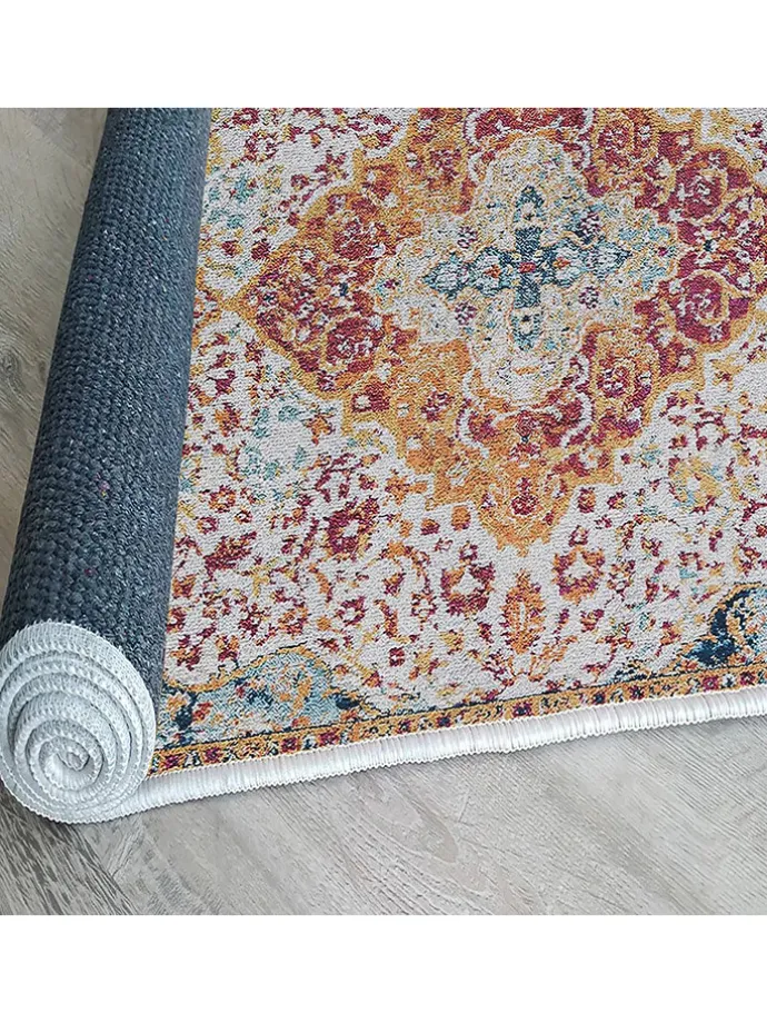 Kurzflor-Teppich in Bunt