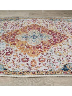 Kurzflor-Teppich in Bunt