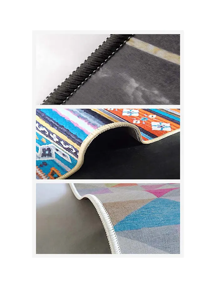 Kurzflor-Teppich in Bunt