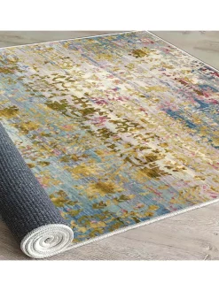 Kurzflor-Teppich in Bunt