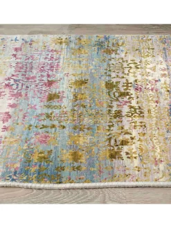 Kurzflor-Teppich in Bunt