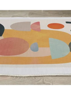 Kurzflor-Teppich in Bunt