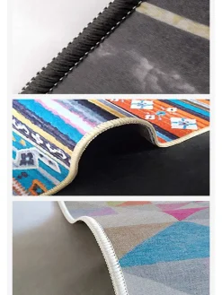 Kurzflor-Teppich in Bunt