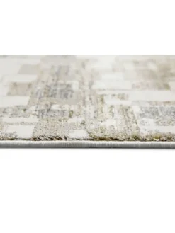 Kurzflorteppich Jala in sand beige, grau