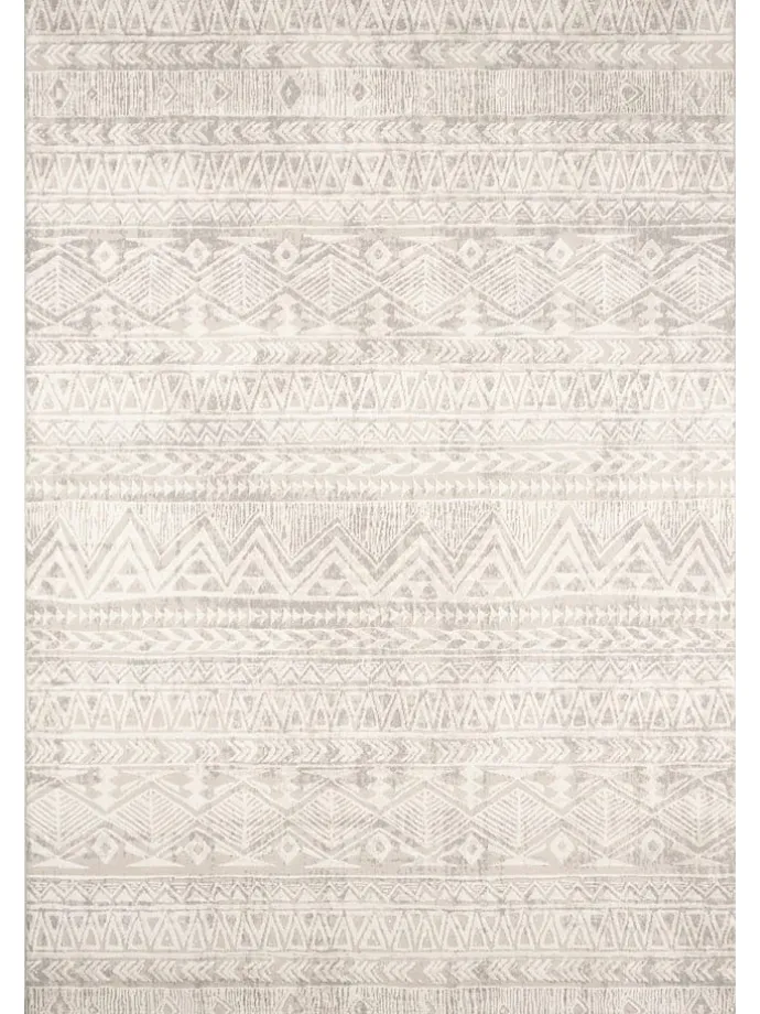 Kurzflor-Teppich "Leo" in Beige