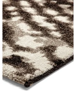 Kurzflorteppich Madison in braun