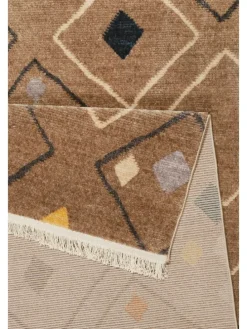 Kurzflorteppich Mont Royal in braun