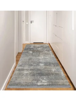 Kurzflor-Teppich "Notta" in Grau