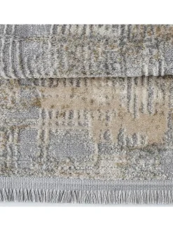 Kurzflor-Teppich "Notta" in Grau