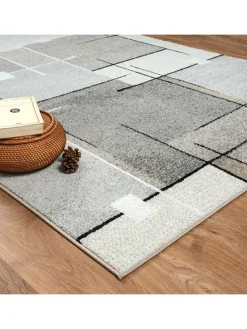 Kurzflorteppich Pearl C in Beige