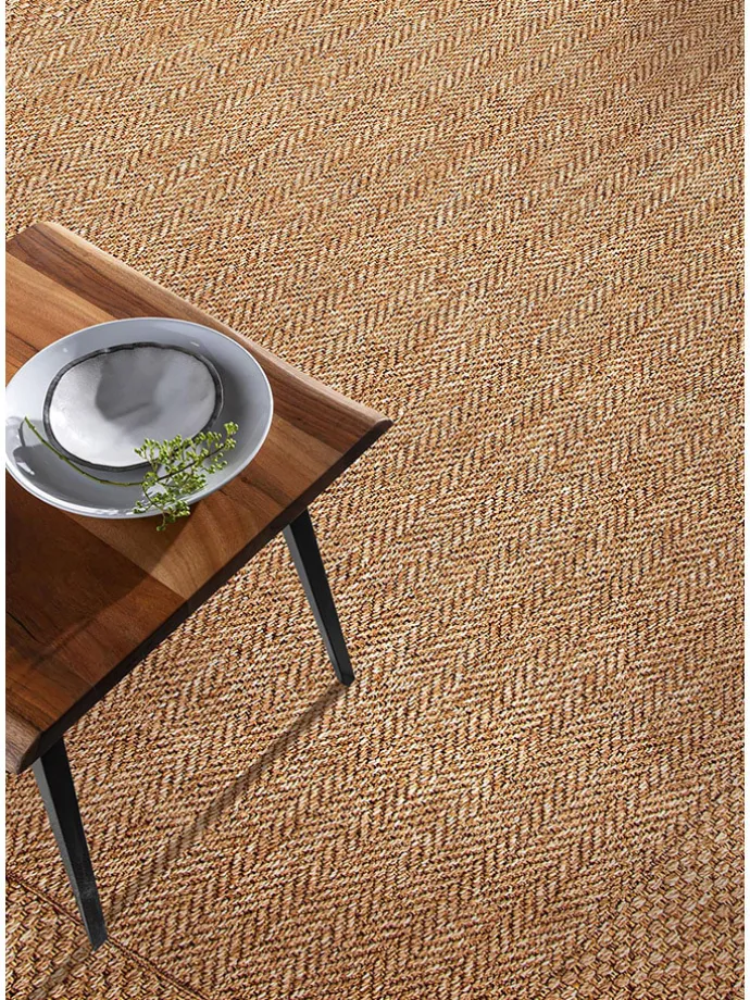 Kurzflor-Teppich "Rusticana" in Beige