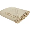 Kuscheldecke CHAOHANI in Beige - (W) 150 x (L) 200 cm