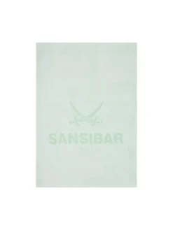 Kuscheldecke "Hochtief-Design" in Grün, 150x200 cm