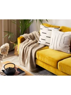 Kuscheldecke MIRGE in Beige - (W) 125 x (H) 0.7 x (L) 150 cm