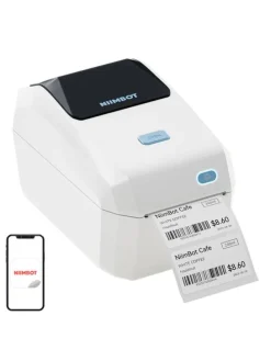 K3W Tragbarer Etikettendrucker Bluetooth Creme