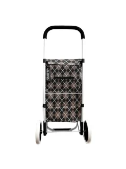 40L Einkaufstrolley aus Alu in Braun