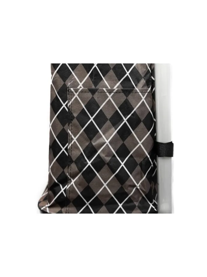 40L Einkaufstrolley aus Alu in Braun