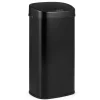 68L Mülleimer Küche 2 Fächer mit Sensor in Schwarz