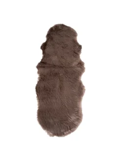 Lammfell Laila Braun 60 x 180 cm