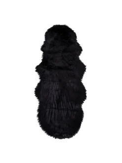 Lammfell Laila Schwarz 60 x 180 cm