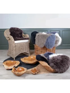 Lammfell Lipo Braun 50 x 85 cm