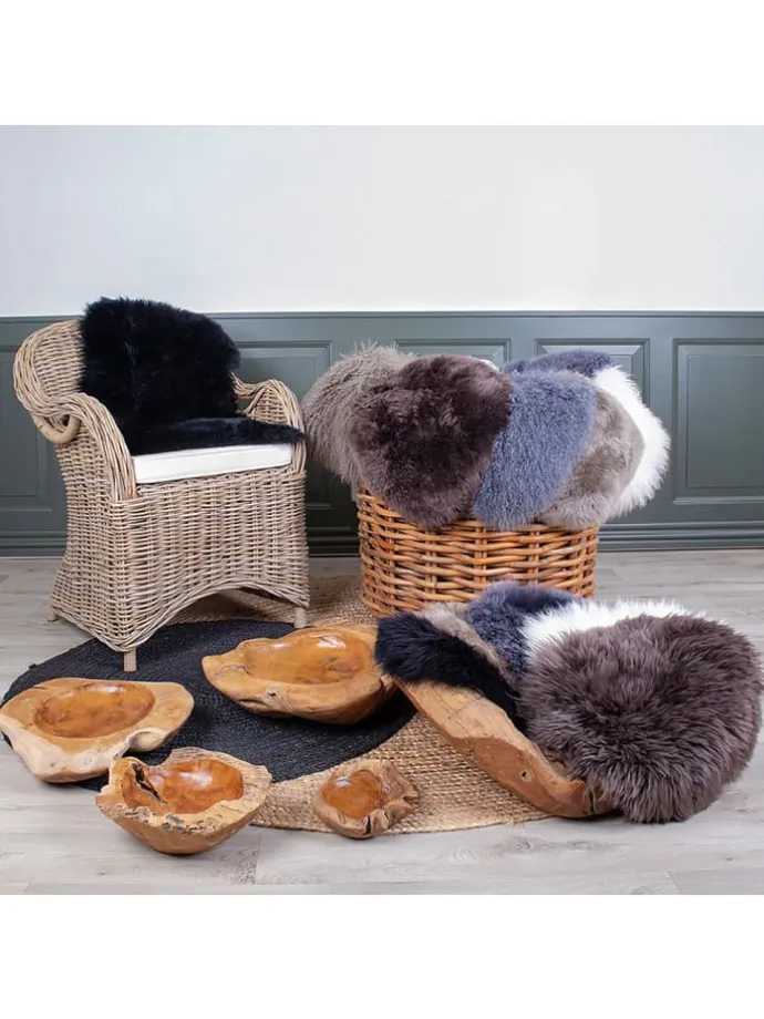 Lammfell Lipo Schwarz 50 x 85 cm