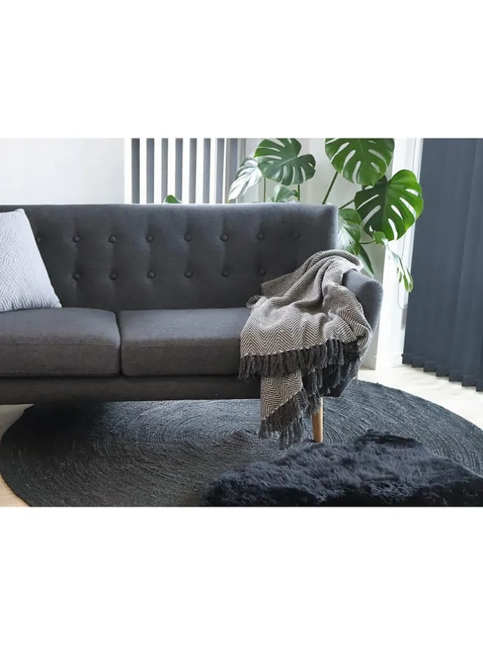 Lammfell Lipo Schwarz 50 x 85 cm