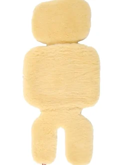 Lammfellauflage "Kingly" in Natur - (L)80 x (B)35 cm