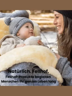 Lammfellbürste mit Reinigungskamm TOP