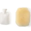 Lammfell-Wärmflasche in Natur - (L)28 x (B)20 cm