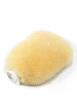 Lammfell-Wärmflasche in Natur - (L)28 x (B)20 cm