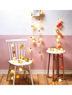 Lampions-Lichterkette HANAMI LED 6er-Set in Grau