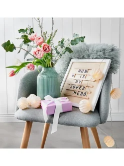 Lampions-Lichterkette HANAMI LED 6er-Set in Weiß