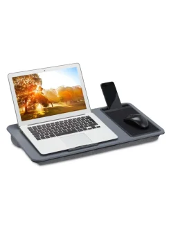 Laptopkissen in Grau