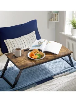 Laptoptisch in Braun/ Schwarz - (B)71 x (H)23 x (T)35 cm