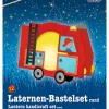 Laternen-Bastelset "Feuerwehr" in Bunt