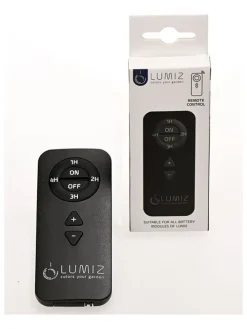 Laternen-Fernbedienung in Schwarz - (B)5 x (H)1 x (T)15 cm