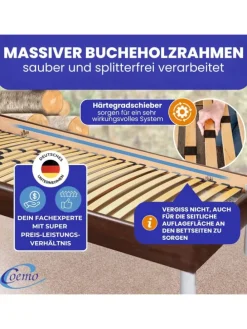 Lattenrost BASIC starr - nicht verstellbar in Natur