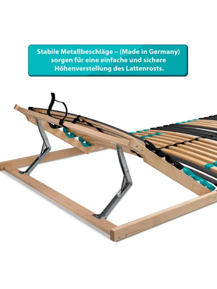 Lattenrost Drömson, Kopfteil verstellbar in Natur