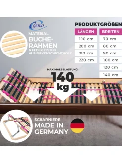 Lattenrost PINK DREAM in Natur