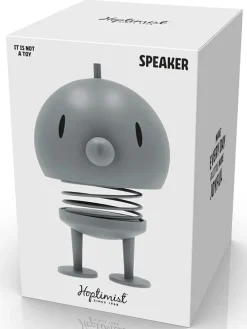 Lautsprecher "L Soft" in Grau - (B)15 x (H)23 x (T)15 cm