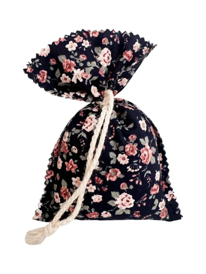 Lavendelbeutel 6er-Set in natur/flieder