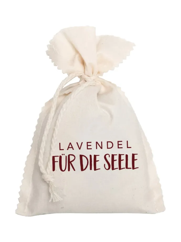 Lavendelbeutel 6er-Set in natur/flieder