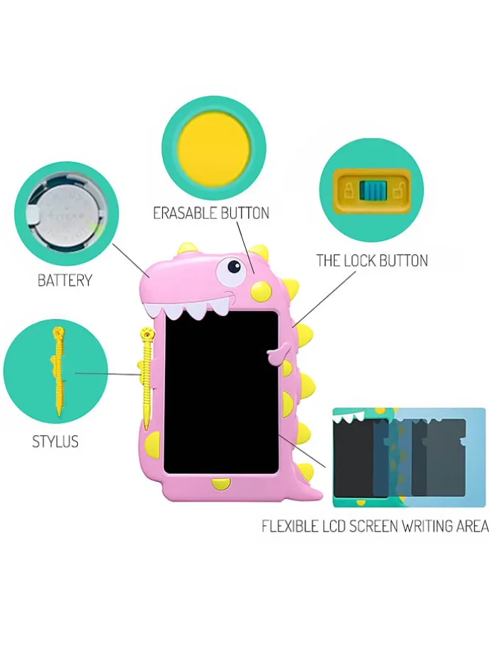 LCD-Schreibtafel in Rosa