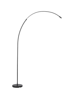 LED Bogenlampe, 170 cm, 1300 lm, 3000-6500 K, dimmbar, CCT, schwarz