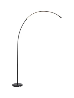 LED Bogenlampe, 170 cm, 1300 lm, 3000-6500 K, dimmbar, CCT, schwarz
